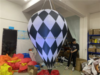 Ballon gonflable accrochant d'éclairage de LED pour la décoration de partie thématique