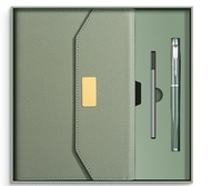 Coffret Cadeau d'Affaires de Luxe Personnalisable en Cuir avec Boîte Colorée, Logo de Marque Personnalisé et Impression Sérigraphique pour Cadeaux de Mariage