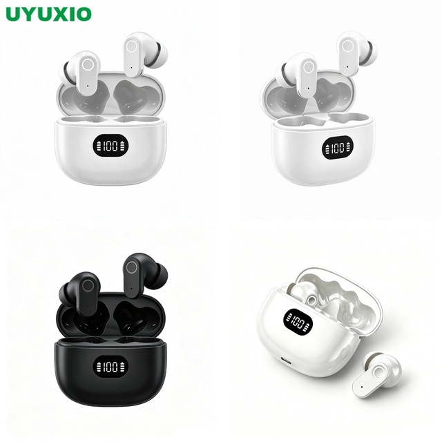 HiFi Wireless Earbuds In Ear Earphones ENC Call Earphones Charging Case Bluetooth 5.4 Touch Control for Sports Work Travel