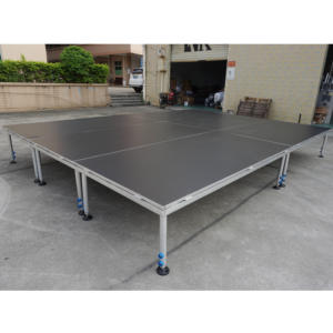 Sistema de Escenario Portátil de Aluminio Plegable para Exteriores para Conciertos y Eventos con Fácil Montaje y Superficie Antideslizante - Product Image 3