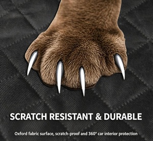 Multifunktionale Auto-Haustiermatte aus dickem Oxford-Gewebe, wasserdichter Hunde-Kofferraumschutz mit Aufbewahrungstasche, Anti-Haar-, Schmutz- und Kratzschutz - Product Image 6