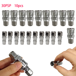 Raccord rapide en acier SP+PP 20/30/40 pour compresseur d'air industriel, connecteur de tuyau, accessoires et pièces pour outils pneumatiques importés - Product Image 4