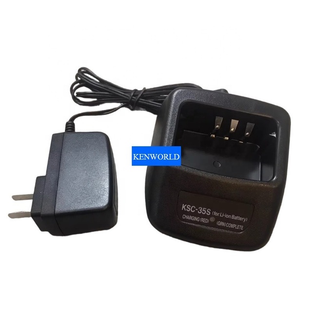 Radio Desktop Charger KSC-35S Li-ion Battery Charger for KENWOODS TK2000 TK3000 U100 Radio Adapter