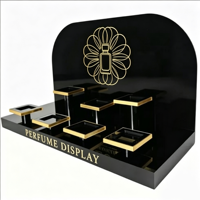 Présentoir de parfum en acrylique personnalisé, organisateur de cosmétiques pour bureau, comptoir, présentoir d'exposition de soins de la peau