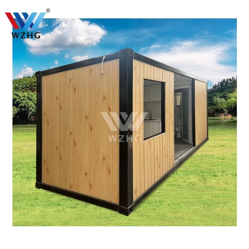 Vorgefertigte vormontierte 2-stöckige modulare Flatpack Büro container kleines Haus Sandwich Bauplan