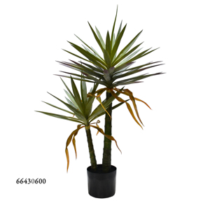 Árbol Artificial de Interior, Árboles Artificiales Altos con Maceta, Árbol de Maguey Artificial Grande, Plantas Realistas con Ramas y Frutos para Decoración del Hogar - Product Image 1