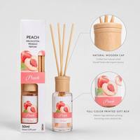 Nouveaux accessoires de parfum d'ambiance pour la maison, décoration d'étagère de salle de bain, diffuseurs d'arômes aux senteurs fruitées, diffuseur d'huiles parfumées à bâtonnets