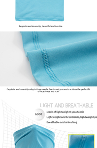 Sciarpa Tubolare Multifunzione per Sport all'Aperto, Personalizzabile, Traspirante, Antivento, in Poliestere Nero, per <span class=keywords><strong>Uomo</strong></span> e Donna - Product Image 4