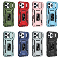 Coque magnétique rotative à 360° pour iPhone 18 17 Air 16 15 14 Plus 13 12 11 Pro Max avec protection d'objectif coulissante et support anneau