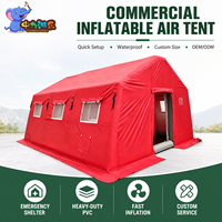 Carpa Inflable de PVC Comercial para Exteriores, Refugio Médico de Emergencia, Impermeable, de Instalación Rápida, Carpa de Rescate, Fábrica OEM ODM