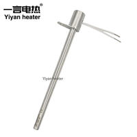 Tige chauffante électrique 500W 16mm en micro acier inoxydable nickel-chrome 20/80, cartouche chauffante à angle droit 12V/24V/230V/380V