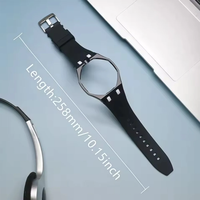 FORWELLENY 1PC MOQ Silicone Sport Watch Band 20mm All-in-One Integrated Strap for AP Royal Pop 12 O'Clock Sport Loop US Stock