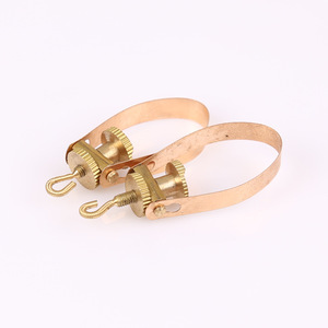 Brass Guitar Hook For Stringed <b>Musical</b> <b>Instruments</b> Adjustable Durable Polished Finish - Product Image 2