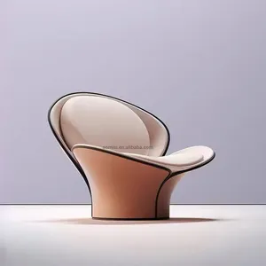 AOMISI CASA Meubles de luxe dans le hall de l'hôtel Cadre en fibre de verre Soucoupe volante Tissu Chaise longue de loisirs pour le <span class=keywords><strong>salon</strong></span> - Product Image 1