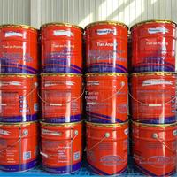 Pintura Intumescente Ignífuga para Estructuras Metálicas Exteriores, Resistente al Agua y al Aceite, Tipo Ultrafino para Edificios