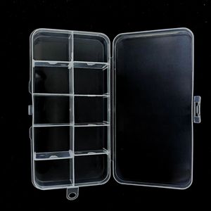 Jewelry Organizer <b>Box</b> 24 Compartment Plastic Storage With Lid For <b>Earrings</b> Rings Desktop Storage Transparent Container - Product Image 3