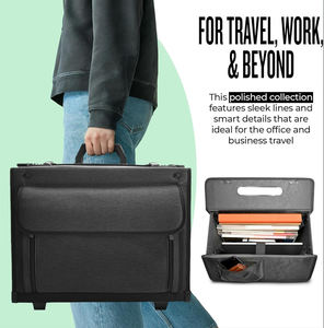 Estuche de catálogo rodante <span class=keywords><strong>con</strong></span> <span class=keywords><strong>ruedas</strong></span> Bolsa de ordenador portátil <span class=keywords><strong>con</strong></span> <span class=keywords><strong>ruedas</strong></span> Maletín <span class=keywords><strong>con</strong></span> <span class=keywords><strong>ruedas</strong></span> Mujeres Hombres Llevar <span class=keywords><strong>para</strong></span> viajes Bolsa de litigio <span class=keywords><strong>para</strong></span> abogados - Product Image 4