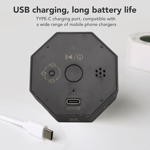 ตัวจับเวลาแบบพลิกได้ 8 ด้าน ยี่ห้อ Direct Manufacturer รุ่น Gravity พร้อมหน้าจอ LCD แสดงผลแบบดิจิตอล ใช้สำหรับครัวเรือน นักเรียน นักศึกษา และการเรียนรู้แบบ Pomodoro - Product Image 3