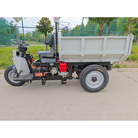 Camion benne minier diesel Inca Rock 1T, véhicule tout-terrain à trois roues avec moteur et boîte de vitesses