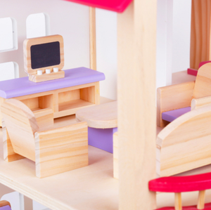 Set <span class=keywords><strong>de</strong></span> <span class=keywords><strong>Muñecas</strong></span> DIY, Rompecabezas <span class=keywords><strong>de</strong></span> Madera en Miniatura, Muebles en Miniatura para Habitación, Juguetes para Niños, <span class=keywords><strong>Casa</strong></span> <span class=keywords><strong>de</strong></span> <span class=keywords><strong>Muñecas</strong></span> para Niños, Regalo, Caja <span class=keywords><strong>de</strong></span> Color, Madera - Product Image 5