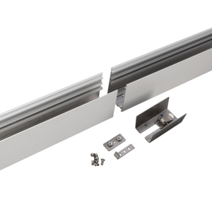 Linh hoạt kết nối các cấu hình nhôm Led vuông có độ dài khác nhau dẫn các kênh ánh sáng phù hợp cho các ứng dụng chiếu sáng văn phòng - Product Image 3
