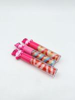 Gloss à lèvres liquide imperméable en spirale coloré en forme d'ours mignon pour enfants, enrichi en extraits d'herbes, hydratant et repulpant pour les lèvres
