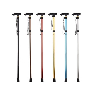 <span class=keywords><strong>Canne</strong></span> pliable de bonne qualité, bâton de marche réglable et portable, léger, <span class=keywords><strong>pour</strong></span> personnes âgées, soins à domicile, réadaptation, utilisation en extérieur - Product Image 1