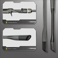 Joran Pancing Ikan Mas Ringan Berkarbon Tinggi M-Action MF-Tuning Medium Slow Action dengan Gagang EVA untuk Memancing di Sungai Air Tawar