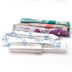 Vente en gros de tampons en coton naturel super doux personnalisés de haute qualité avec applicateur pour les règles - Product Image 6