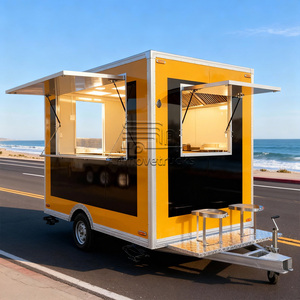 Remolque Food Truck para Kebab, Shawarma, Hamburguesas, Certificado por el Departamento de Transporte de EE. UU., Remolques de Comida BBQ con Porche y Baño Independiente - Product Image 2