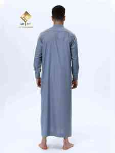 HARAMAIN MEN THOUB Robe arabe pour homme, matière douce haut de gamme, réalisée avec talent - Product Image 2