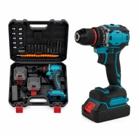Offre Spéciale : Perceuse à Percussion Sans Fil 21V avec 2 Batteries, 1 Chargeur, Portable, Sans Balais, Qualité Industrielle, Vitesse Variable, Alimentation OEM