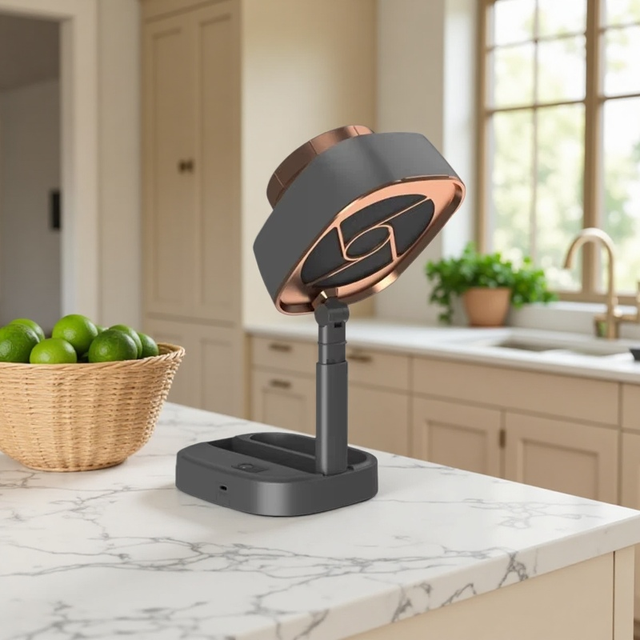 Portable Desktop Range Hood Kitchen Oil Smoke Extractor Small Household Strong Suction Cooking Exhaust Fan
