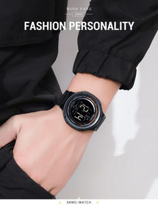 Montre chronographe pour homme <span class=keywords><strong>SKMEI</strong></span> <span class=keywords><strong>1841</strong></span>, design tendance de luxe supérieur, bracelet en silicone, prix bas, promotion électronique - Product Image 6