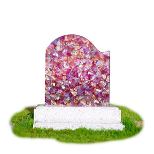 SN801 conception spirituelle moderne de midi pierre monumentale colorée pierre tombale cimetière mémorial tombe pour animaux de compagnie pierres tombales et monuments - Product Image 1