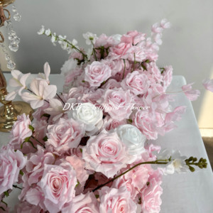 Camino de Mesa de Flores Artificiales al por Mayor, Arreglo Floral para Decoración de Mesa de Boda - Product Image 5