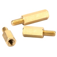 Entretoises hexagonales mâles et femelles en laiton, bronze, alliage de cuivre, acier, revêtement en zinc, M2, M2.5, M3, H59, H62