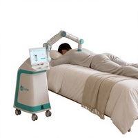 Robot de massage corporel intelligent LSCURE avec têtes interchangeables (chauffage RF, ondes relaxantes, ventouses) et fonction musicale, origine Guangdong