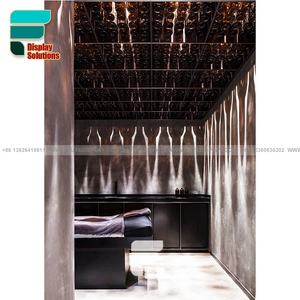 Özel üstün renk serisi saç istasyonu <span class=keywords><strong>Salon</strong></span> mobilya berber Led güzellik aynası kuaför ekipmanları - Product Image 4