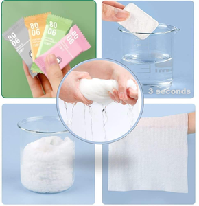 Xách tay bông nén mặt khăn cuộn dùng một lần mềm mại thân thiện với da làm sạch phải có du lịch ngoài trời Mô hình đồng xu khách sạn - Product Image 3