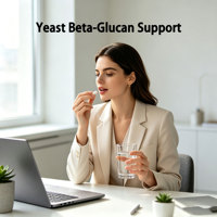 Poudre de bêta-glucane de levure de haute pureté en vrac – Matière première pour compléments nutritionnels et soutien immunitaire