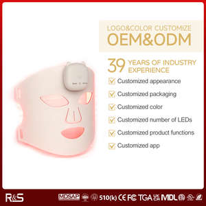 Nuevo diseño profesional inalámbrico batería recargable controlador magnético <span class=keywords><strong>4D</strong></span> láser rojo iluminación máscara facial - Product Image 2