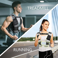 Gilet de course amovible avec sangle de fitness pour l'entraînement physique Pull-ups Squats Sandbag Workout Gear