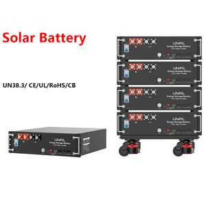 אחסון אנרגיה סולארית ביתית 10kw 20kw 30kw 40kw <span class=keywords><strong>50kw</strong></span> 48kw 48v 100ah 200ah 300ah-סוללת ליתיום רכוב - Product Image 3