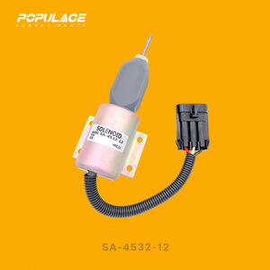 Vanne solénoïde SA-4532-12 12V DC pour arrêt du gaz, pour moteurs Cummins - Product Image 2