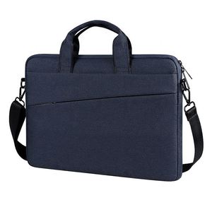 15.6 Inch Durable Soft Nylon Waterproof Zipper Large Capacity Messenger <b>Bag</b> Business Laptop Sleeve with Shoulder Strap - Product Image 6
