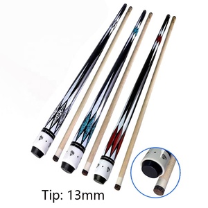 Taco de <span class=keywords><strong>Billar</strong></span> Pool Estilo Americano de 145 cm/57 Pulgadas Diamond 1/2 con Punta de Cuero de 13 mm y Flecha de Madera de Abedul - Product Image 3