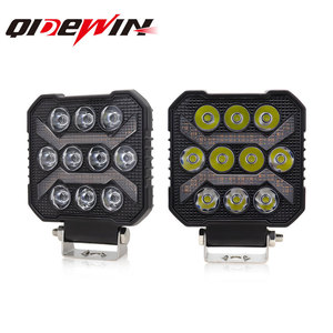 4-Inch Square <b>Led</b> <b>Work</b> <b>Light</b> 10 Beads For Off-Road Vehicles Motorcycle Car Spotlights Dc Power Supply - Product Image 2