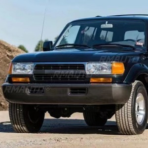 Parrilla Delantera para Toyota Land Cruiser LC80 1990-1997, Parrilla Deportiva, Kit de Carrocería, Accesorios para Auto - Product Image 4