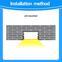 Profilé en aluminium LED minimaliste moderne avec diffuseur en PC pour la décoration murale et de plafond à domicile